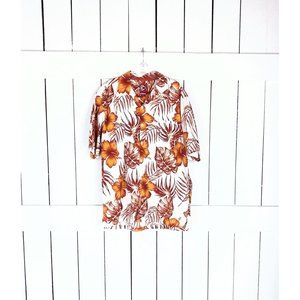 Kirra mens tropical floral button down Hawaiian floral shirt